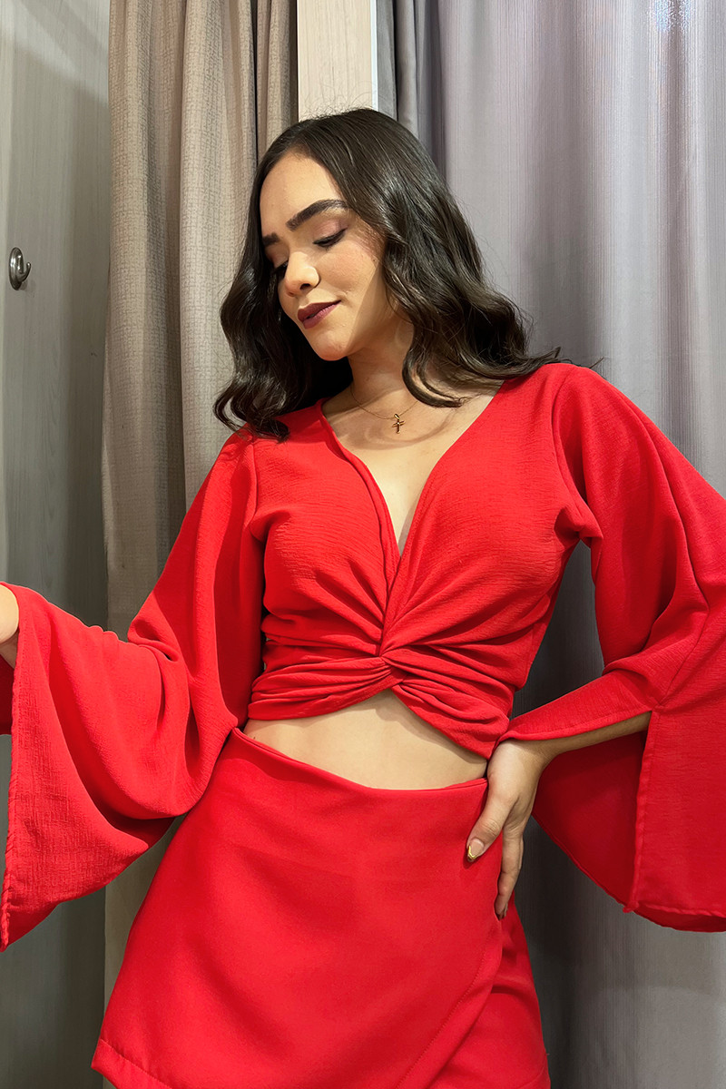 BLUSA VALERIA ROJA