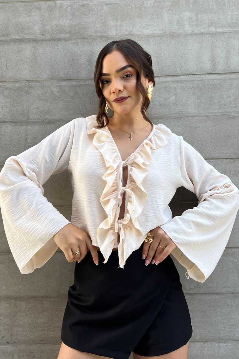 BLUSA JAZMÍN CREMA