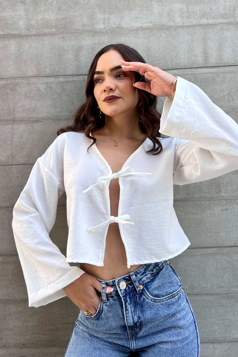 BLUSA ROMANTICA PERLA
