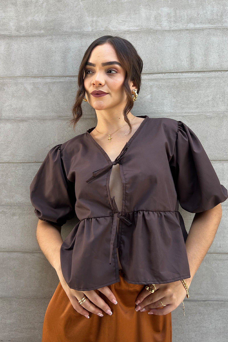 BLUSA BOBO POPELINA COCOA