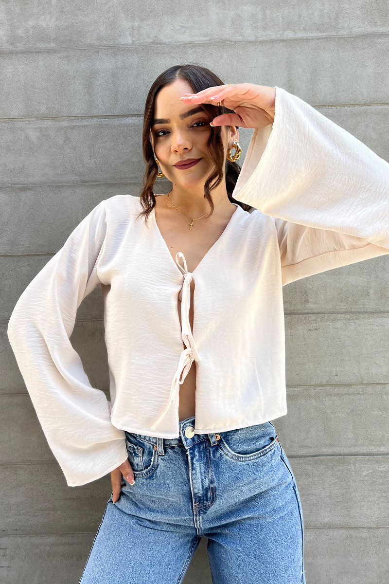 BLUSA MAFER CREMA