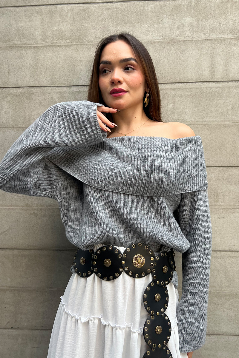 CHOMPA XIMENA PLOMO