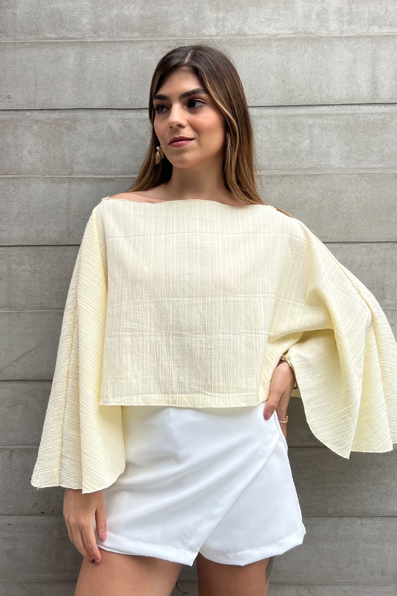 CAPA LUCIANA AMARILLO MANTEQUILLA