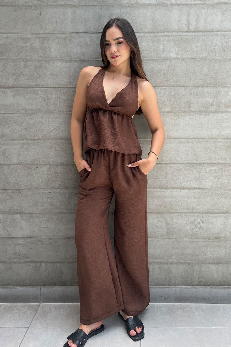PANTALON SILVANA CHOCOLATE