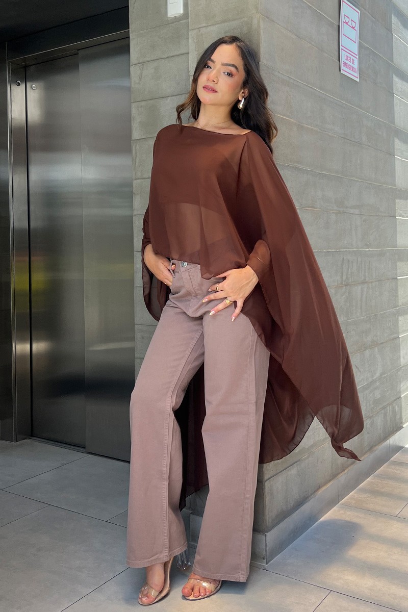 CAPA LARGA CHOCOLATE