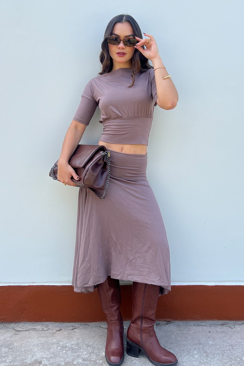 FALDA ASIMÉTRICA COCOA