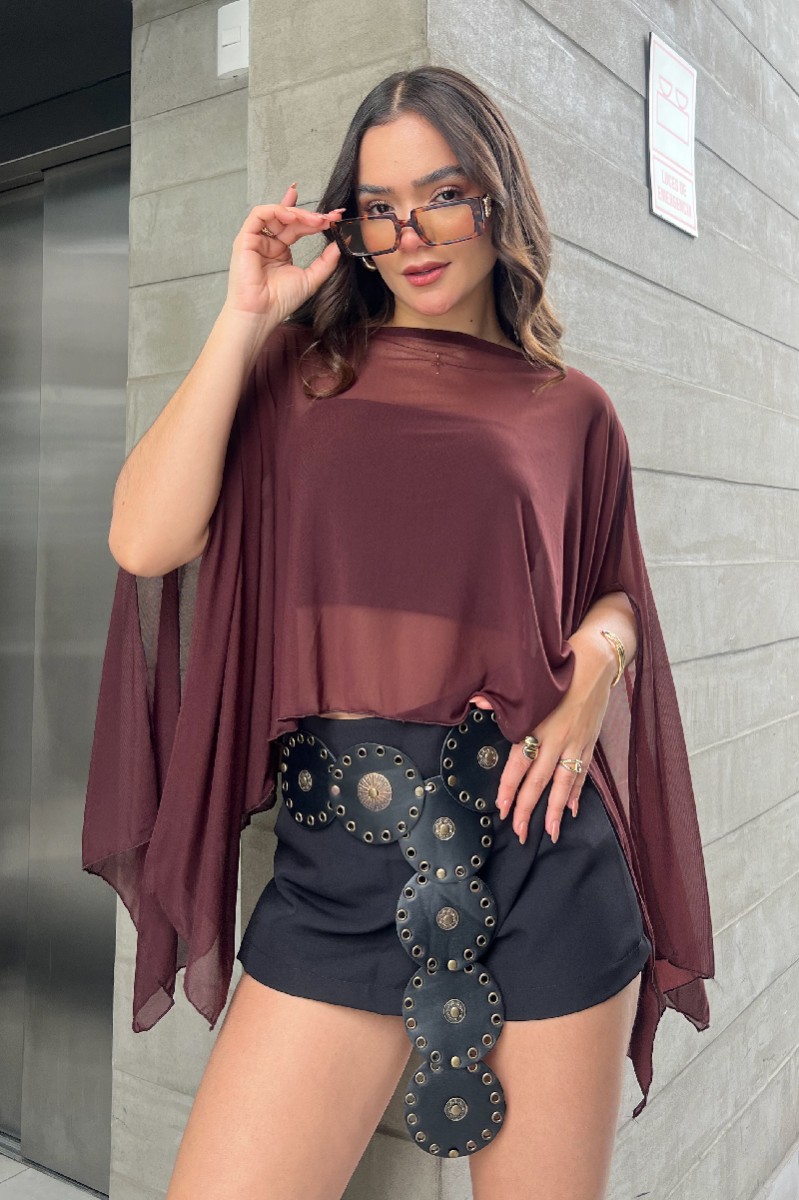 CAPA MESH MARRON