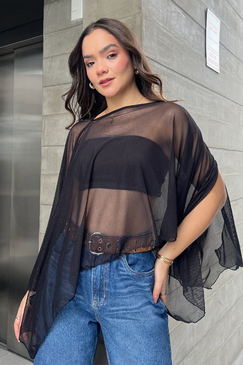 CAPA MESH NEGRO