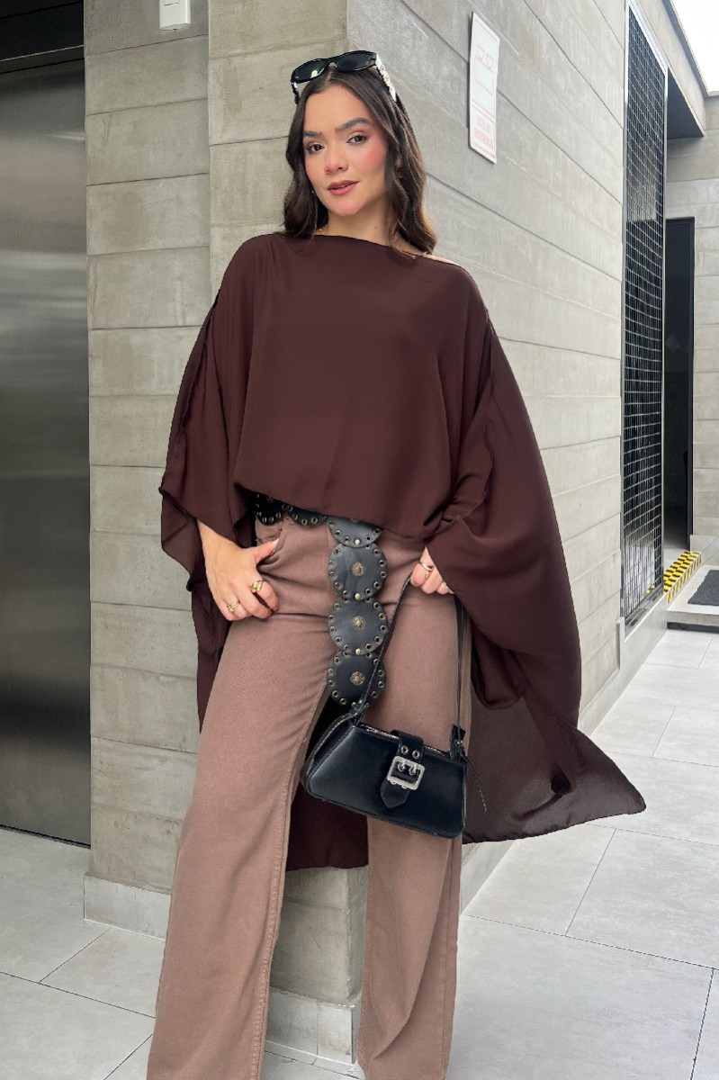 CAPA LARGA MARRON