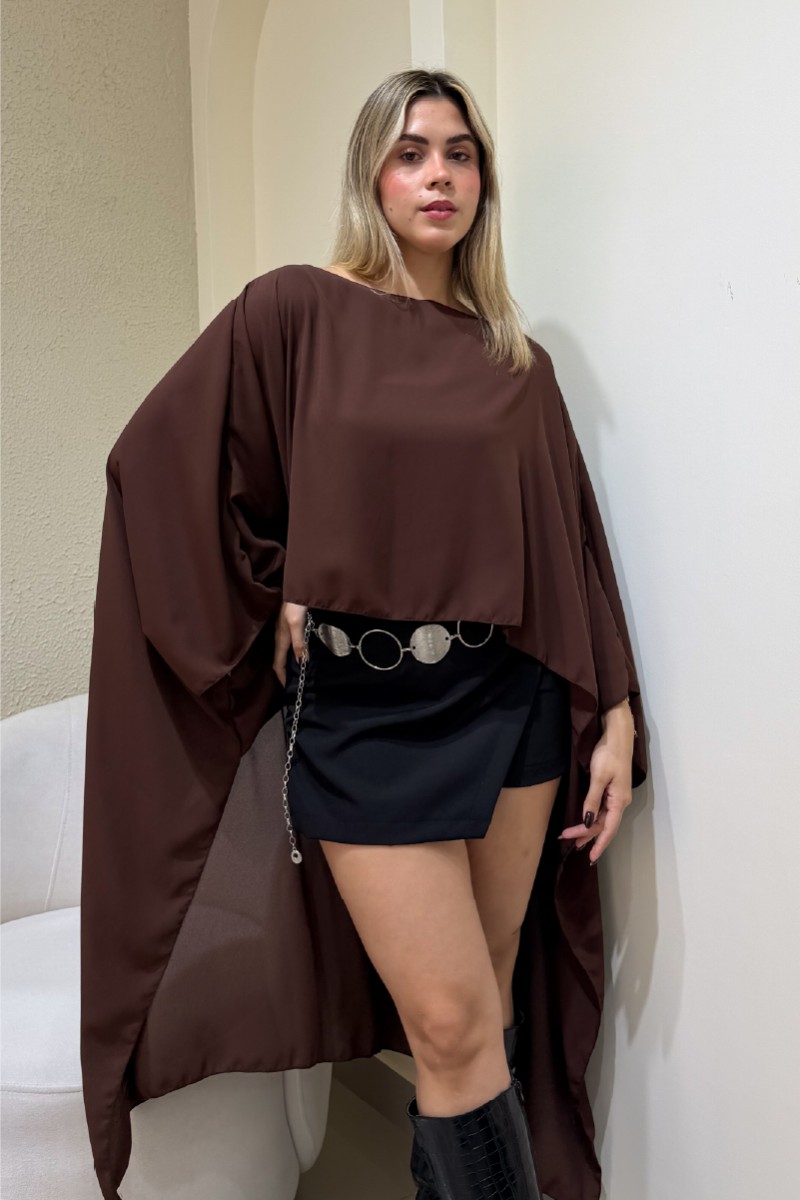 CAPA LARGA MARRON